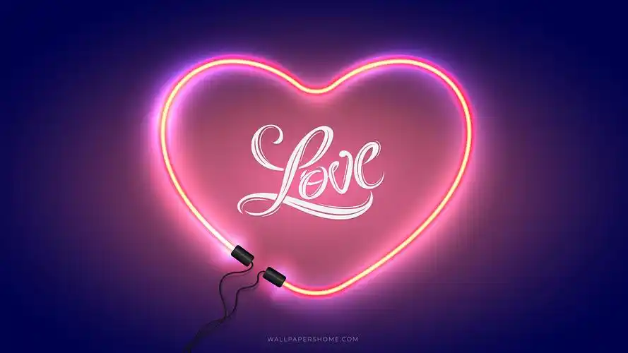 浪漫情人节爱心图片桌面壁纸