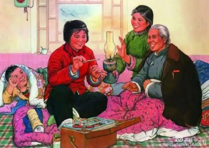 红色宣传画的记忆