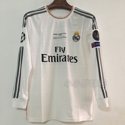 森辽1314皇马球衣13-14欧冠足球服7号c罗8号卡卡拉莫斯贝尔长短袖队服