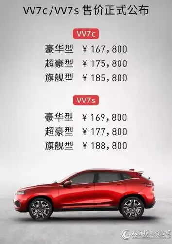 "作为长城豪华suv品牌的首款车型,vv7c/vv7s不仅是长城汽车深耕suv