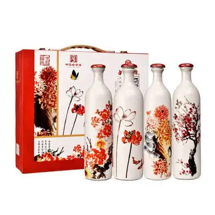 52°白水杜康春夏秋冬500ml*4 53°汾牌老酒鉴赏级梅兰竹菊礼盒475ml*