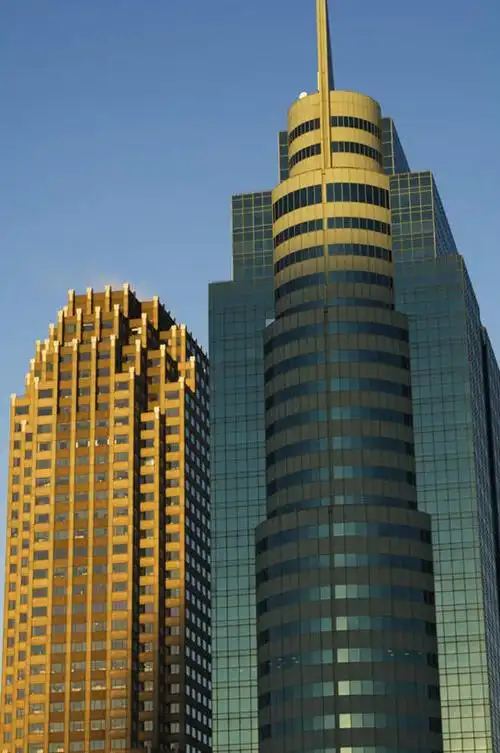 无人,高楼大厦,竖图,全景,室外,白天,仰视,度假,办公楼,美景,天际线