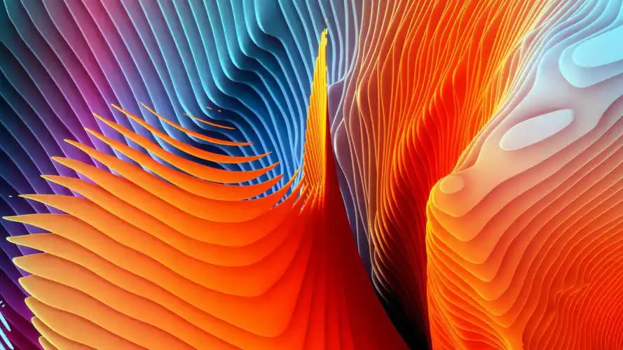 苹果macbook pro精美3d炫彩唯美高清桌面壁纸