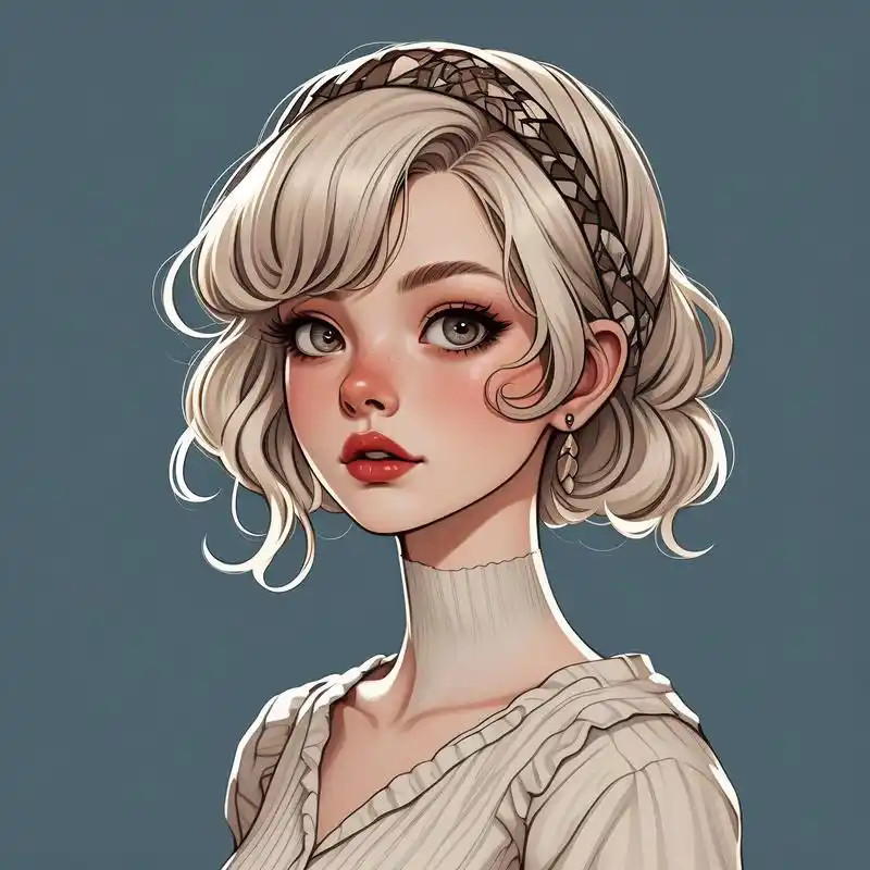 97复古ins风高级质感头像92