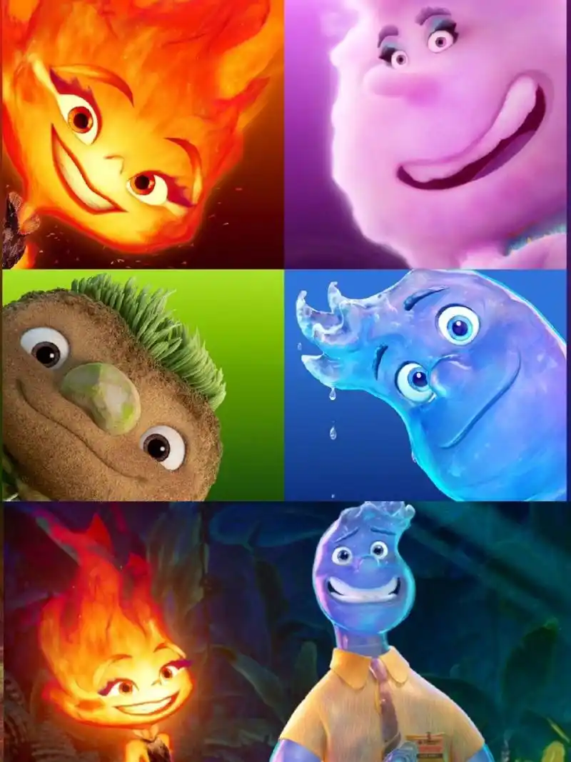 皮克斯《疯狂元素城》角色海报989790 90《疯狂元素城》