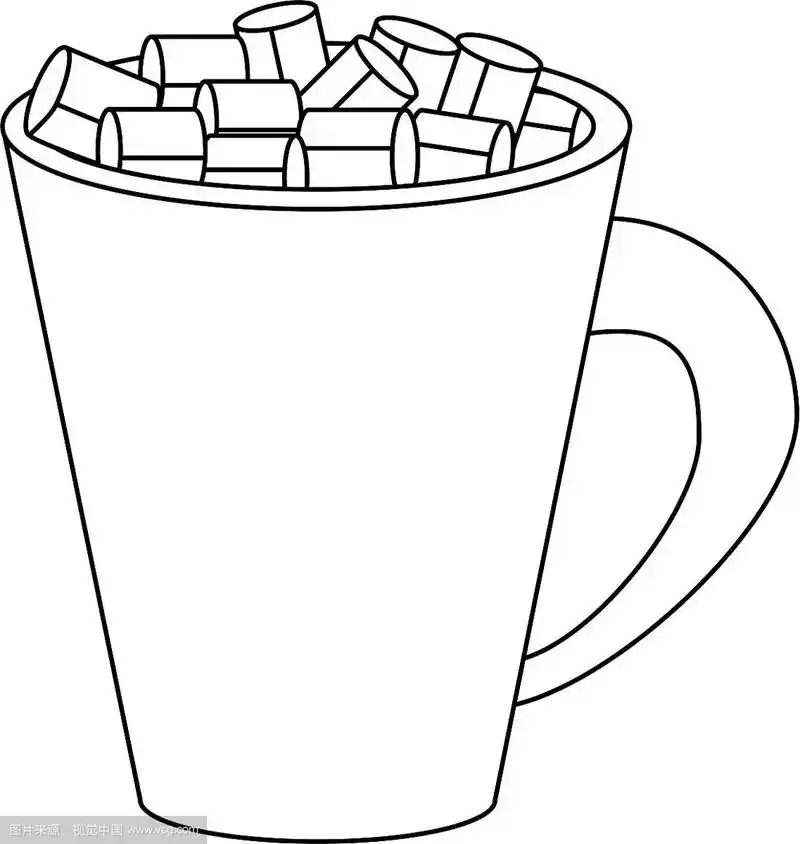 杯中的方糖,黑白分开