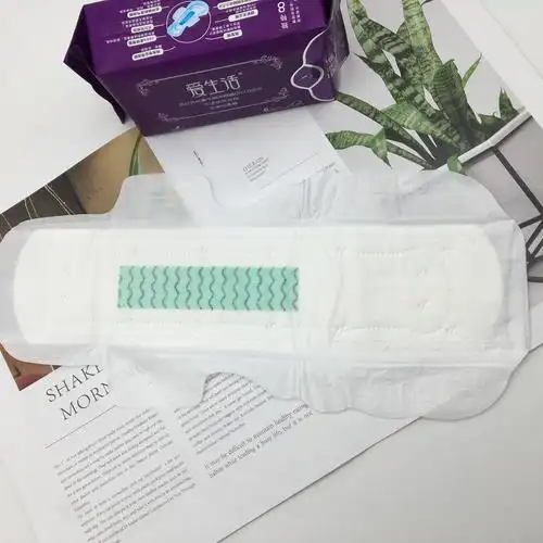 绿叶爱生活负离子卫生巾夜用加长360mm负离子柔棉正品100包批