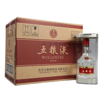 五粮液52度普五第八代款浓香型白酒52度500ml6瓶整箱