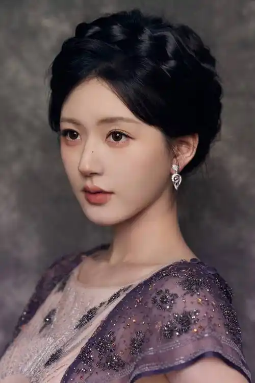 赵露思化身成油画少女唯美动人! 盘复古发髻气质温柔!_人们_艺术_魅力