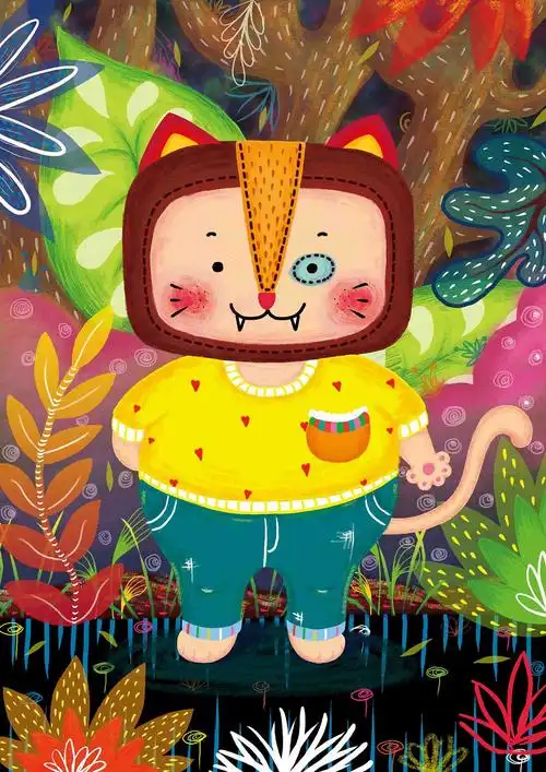 毕业设计作品: 玩偶形象插画设计