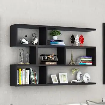 实木置物架多层储物简易壁挂墙壁货架小书柜收纳单个展示创意格子