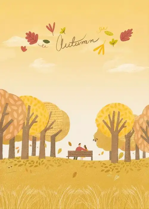 08:01:45秋季插画插画手绘eove同采自www