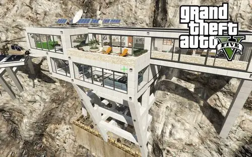 gta5麦可的峭壁生存豪宅