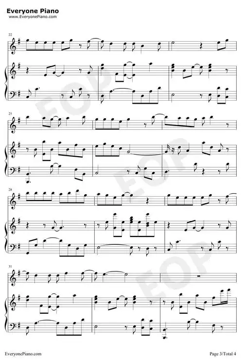 预谋钢琴谱_许佳慧_反正他都不难受他只要自由