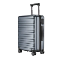 90分行李箱24英寸商务拉杆箱旅行箱大容量密码箱托运箱子莱茵河灰色
