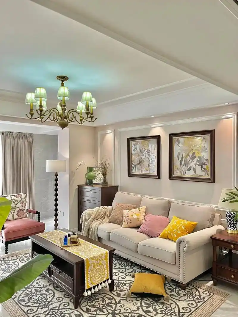 美式复古成品效果分享.偷偷告诉你,大户型装修选简约美式风格, - 抖音