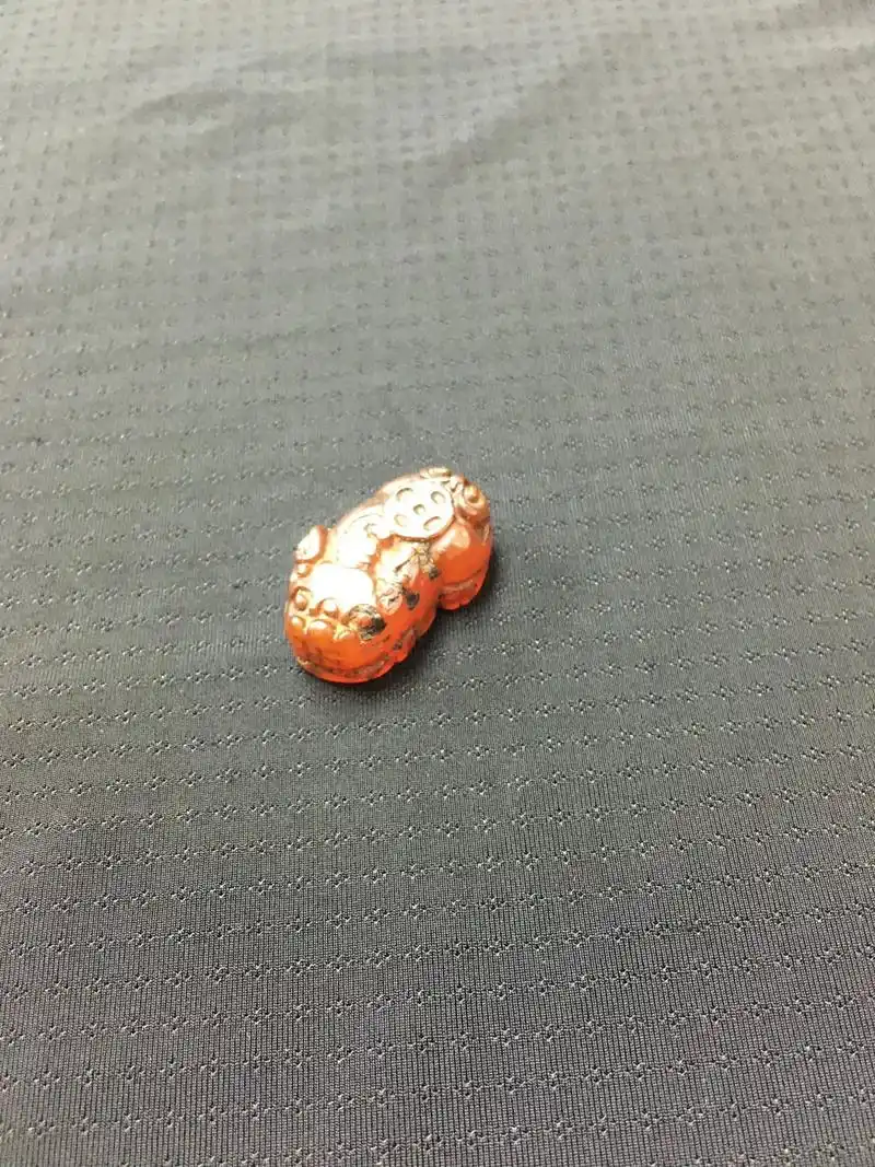 清代玛瑙貔貅招财小吊坠 - 抖音