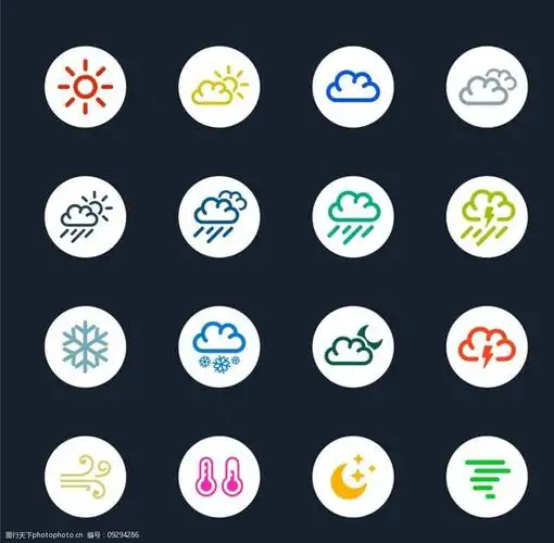 天气图标_(天气图标符号大全)