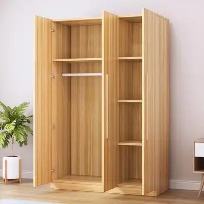 中小型实木小号两门户型省空间占地加厚开门简易衣柜