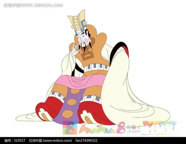 玉帝老儿简笔画