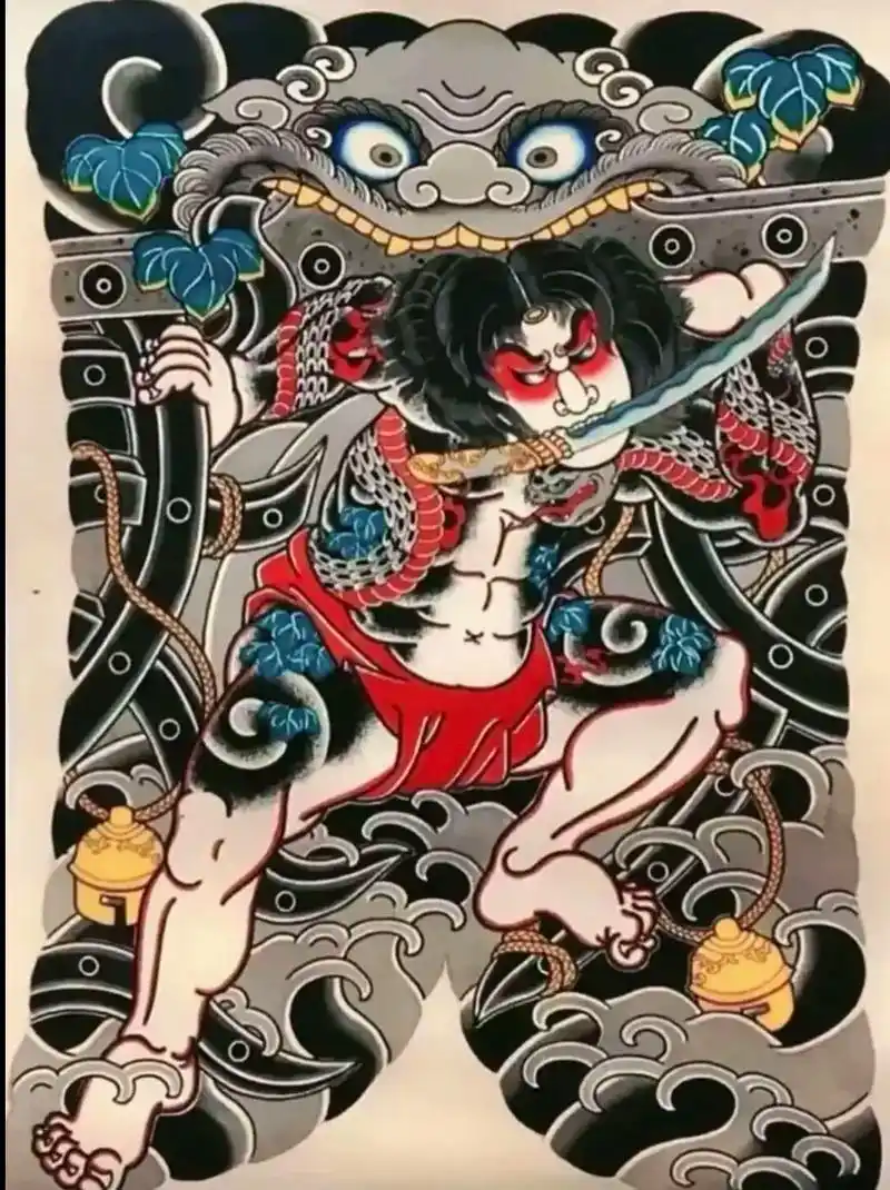 日式老传统 #纹身图案手稿 #想纹就纹 - 抖音