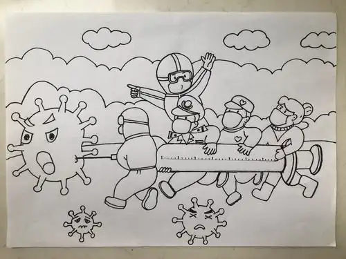 疫情,我们在行动》——新溪幼儿园举行青年教师岗位练兵之简笔画训练