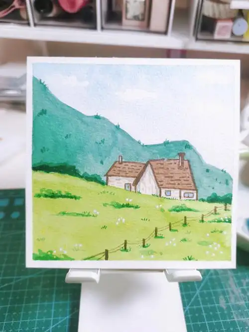 水彩入门夏日风景小画