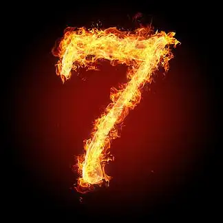 数字和符号在火为不同的目的86610金属金黄火焰字aa火焰字母数字元素