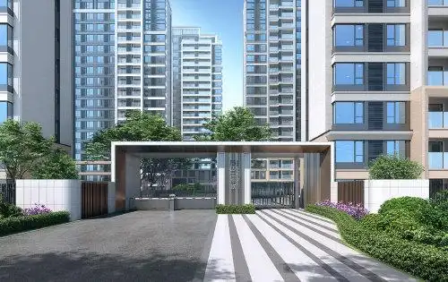 小区大门效果图