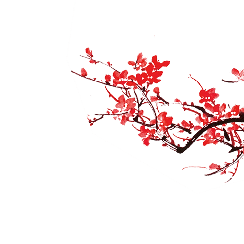 68款古风中国风梅花水墨png免抠ps素材,195期【免费】