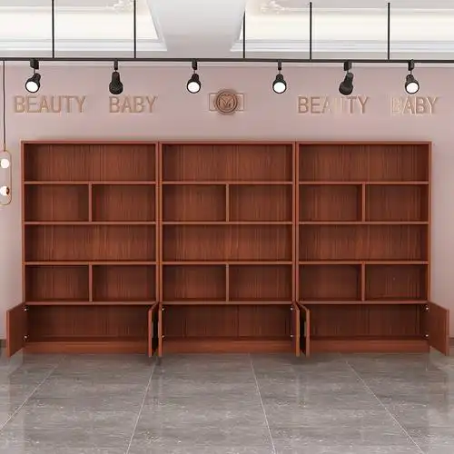 化妆品展示柜美容院货柜产品货架护肤品展架古达美甲置物架母婴店展柜