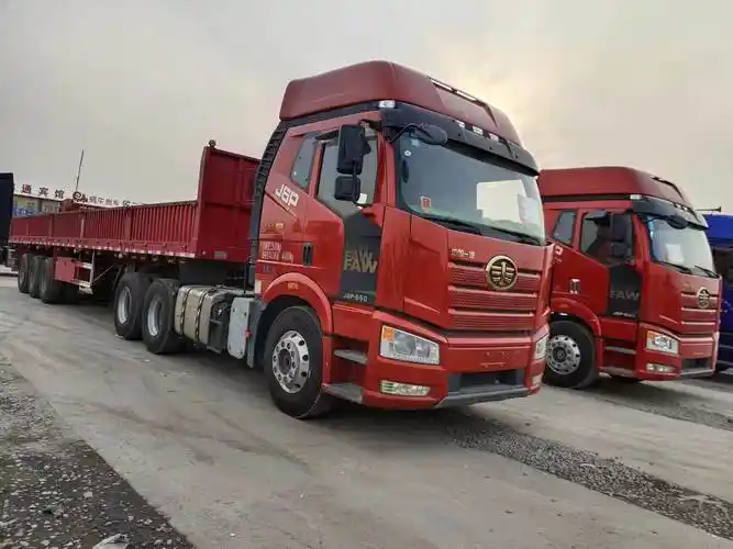 促销二手j6p半挂牵引车550马力双驱轻体