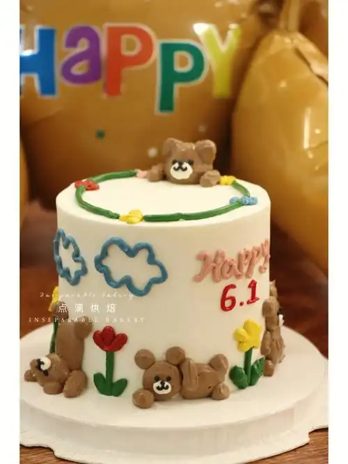 蛋糕定制#最好吃的奶油蛋糕#定制蛋糕#小熊蛋糕#生日蛋糕#蛋糕#ins