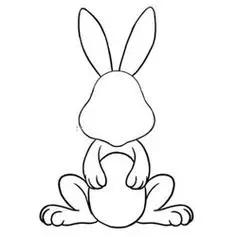 兔子简笔画,动物简笔画,简笔画图片