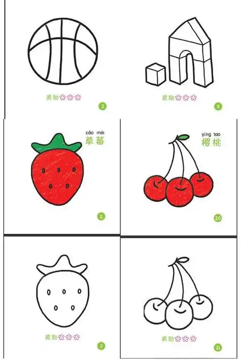 画画简笔画 画画简笔画小女孩