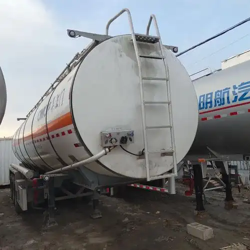 出售二手半挂油罐车 二手铁罐 保温罐纯普货手续 包过户可提档