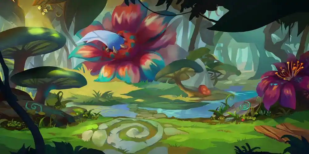 横版场景-森林篇|插画|游戏原画|xh_m - 原创作品 - 站酷 (zcool)