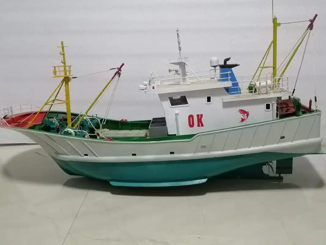 1比18近海拖网小渔船玩工.#纯手工打造 #模型制作 #微缩 - 抖音