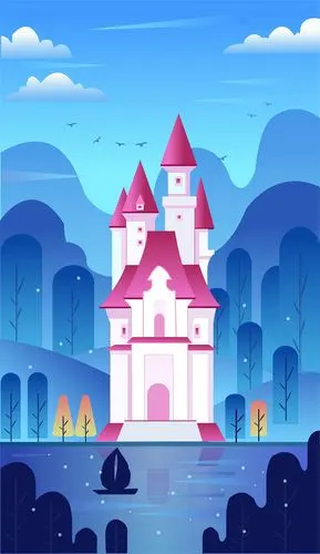 夜色城堡|插画|儿童插画|设计且菜菜66 - 原创作品 - 站酷 (zcool)