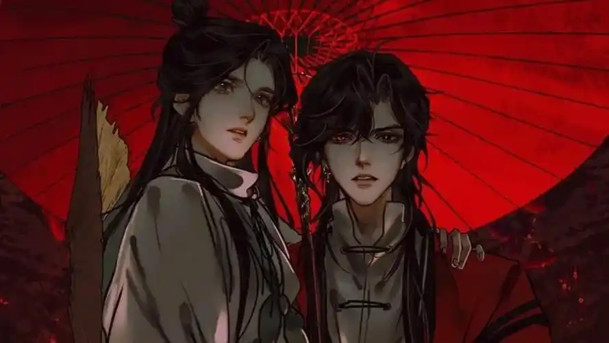 动漫壁纸  #血雨探花  #花城  #花城和谢怜  #谢怜