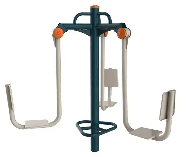 舒华室外小区健身器材-三位坐蹬训练器jlg-13