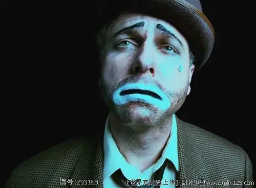 求小丑哭泣图片