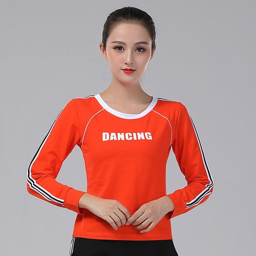 杨丽萍广场舞上衣秋季新款长袖运动跳舞舞蹈鬼步广场舞上装