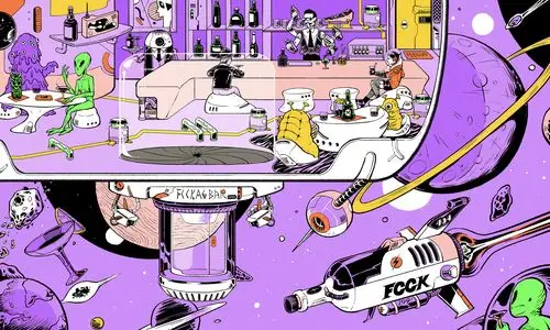 我的酒吧拼图|插画|商业插画|fcck - 原创作品 - 站酷 (zcool)