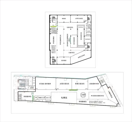 健身房平面布局图