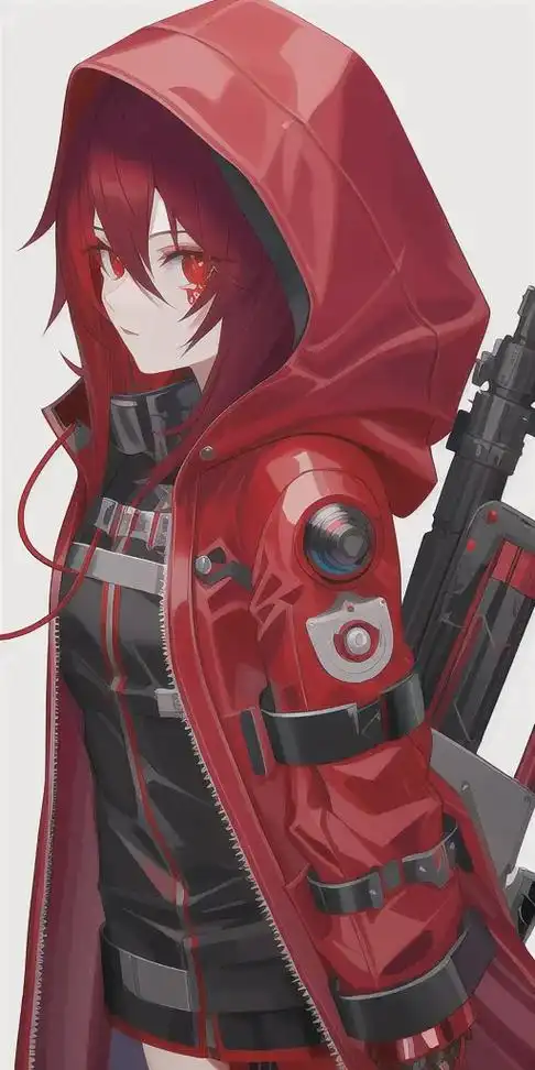 赛博朋克机械义肢少女 - 抖音