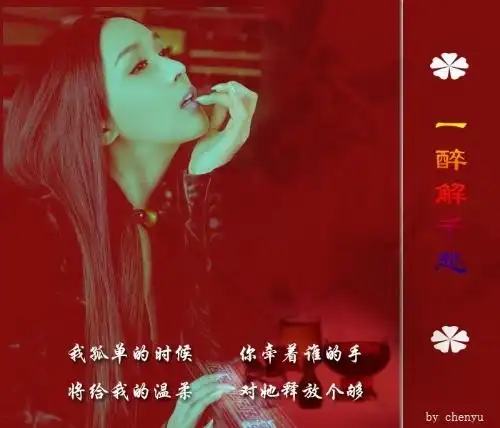 一首伤感歌曲一醉解千愁(借酒交愁者勿入)