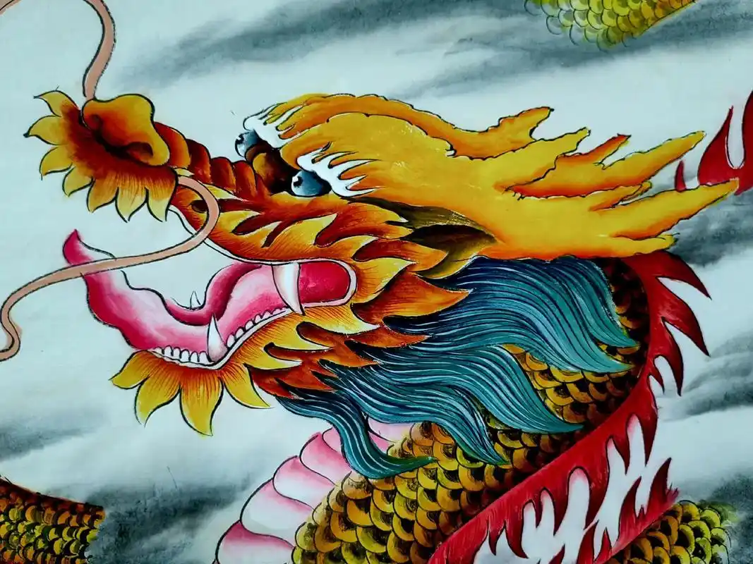 陈兆娟国画 #中国龍 #龙 #作品欣赏 #名家书画  - 抖音