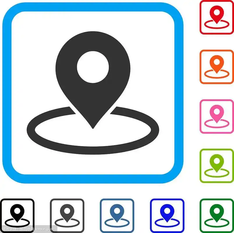 地图标记位置框图标