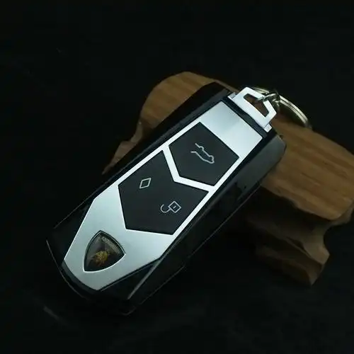 创意男士礼物兰博基尼汽车遥控钥匙打火机防风充气仿真模型加重版